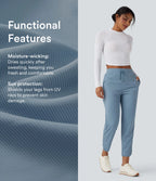 Quick Dry Golf Tapered Pants with Pockets