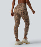Leopard Print High Waisted Tummy Control Butt Lifting