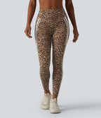 Leopard Print High Waisted Tummy Control Butt Lifting