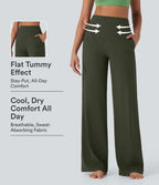 UltraSculpt™ High Waisted Tummy Control Straight Leg Yoga Pants with Pockets