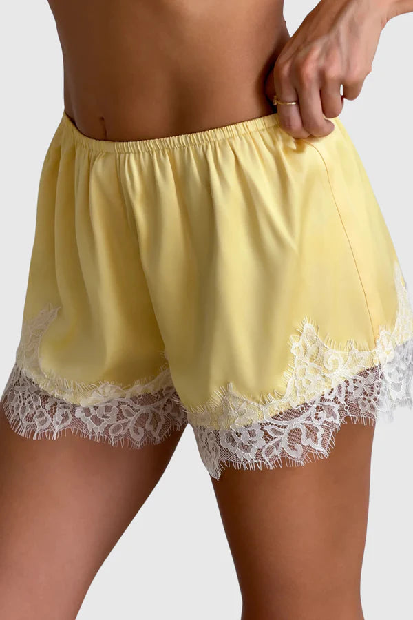 Bradfea Lace Top & Shorts Set
