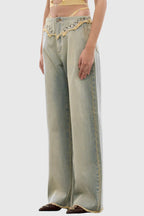 Ensley Rivets Bend Jeans